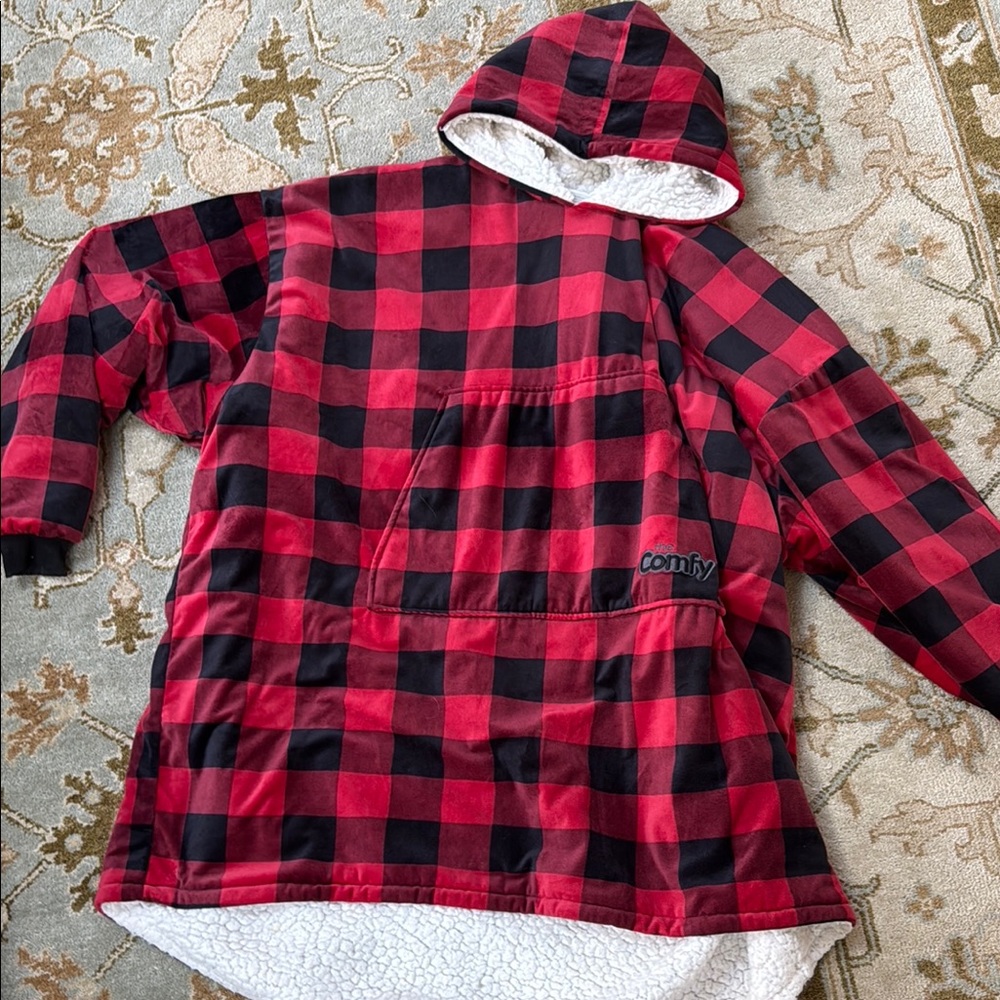 Red and Black Buffalo Check Performance Jacket